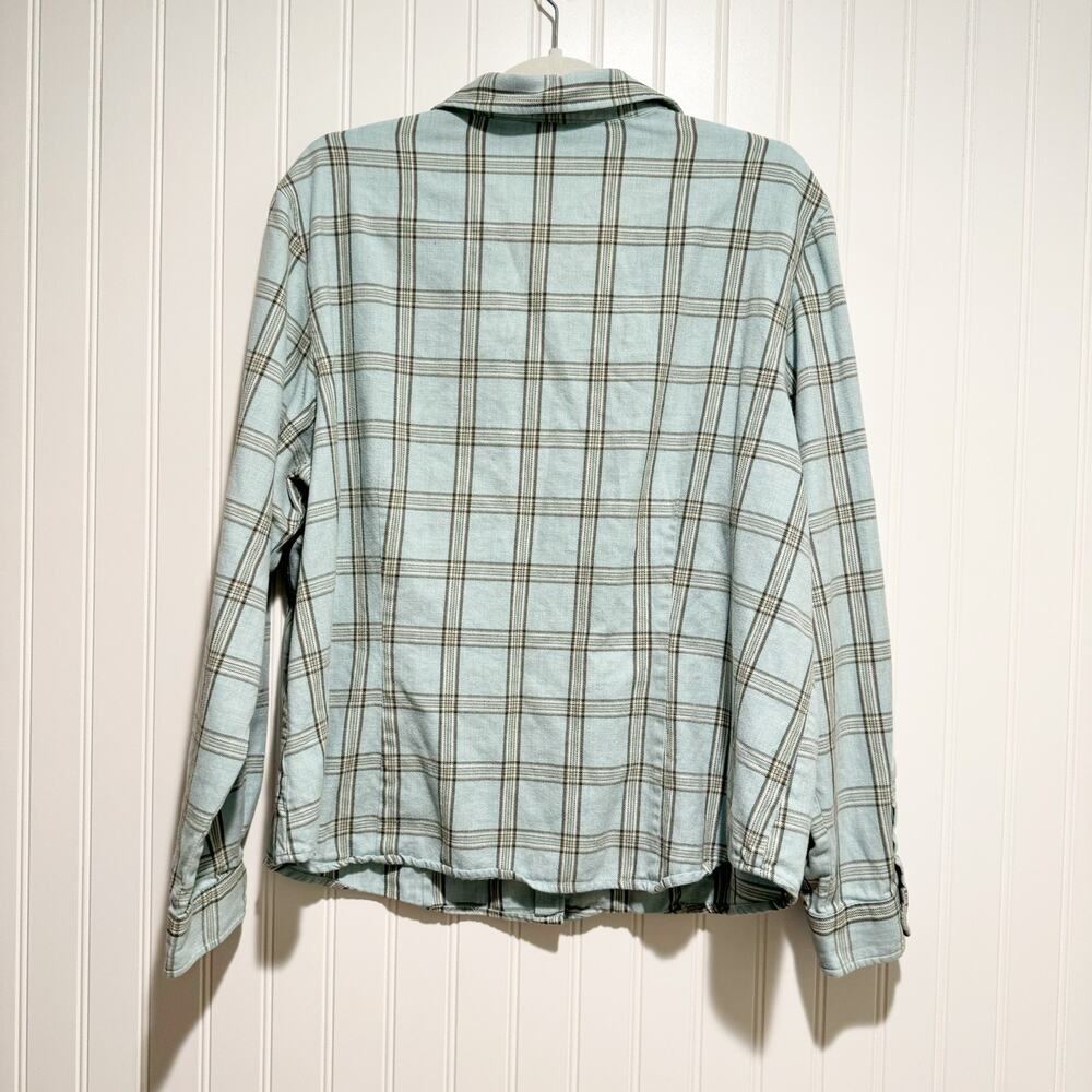 Pendleton Blue Plaid Flannel Shirt Size XL - Picture 5 of 5